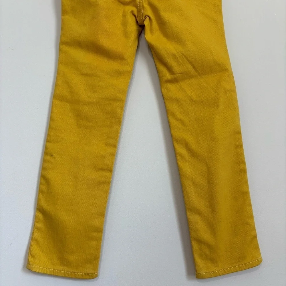 Gap little girls mustard mini skinny jeans size 5